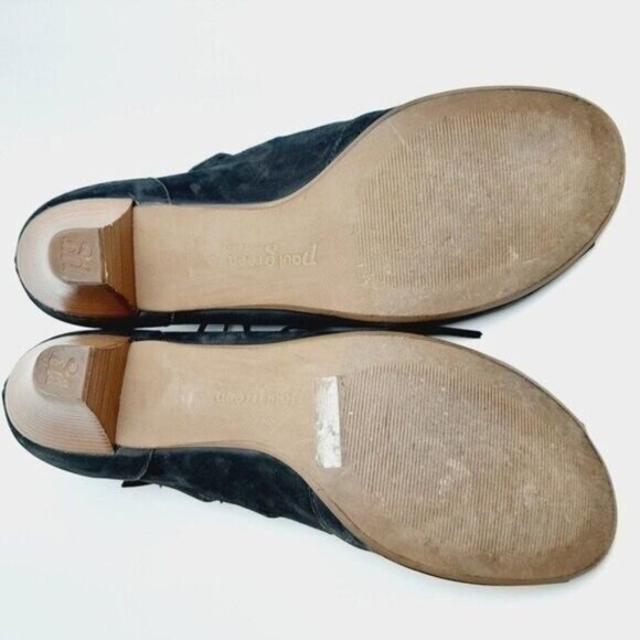 PAUL GREEN Prague Handmade Gladiator Cut Out Lace-up Suede Heels Sz 8 - Picture 15 of 15